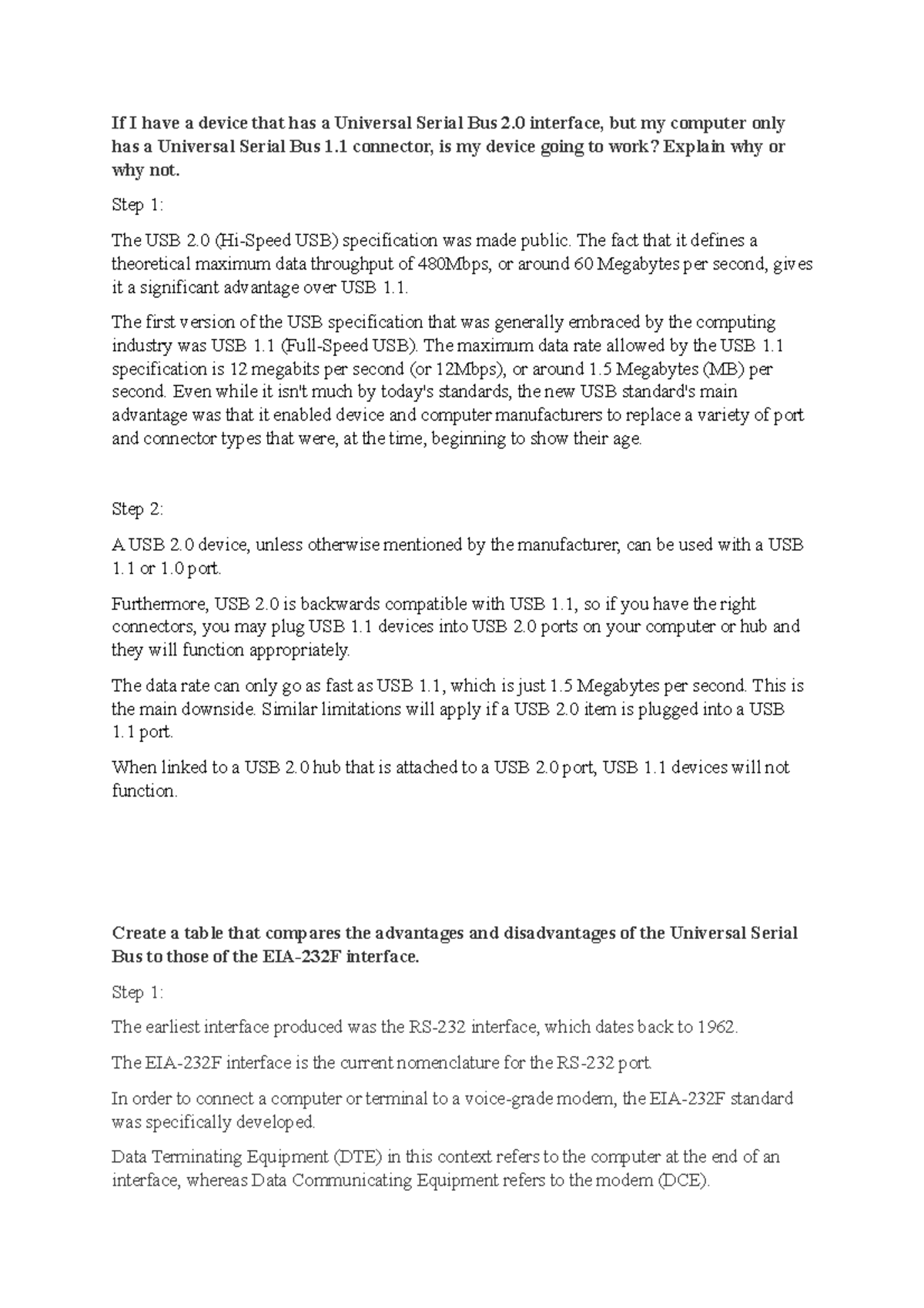 Understanding Compatibility: USB 2.0 vs. USB 1.1 Interfaces Explained ...