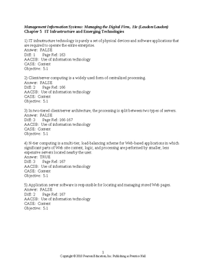 Chapter+8 - test bank for mid-term - Management Information Systems ...