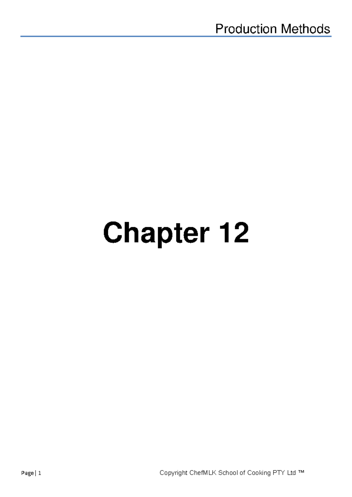 Cooking Methods and Techniques - Chapter 12 (SG2) - Studocu