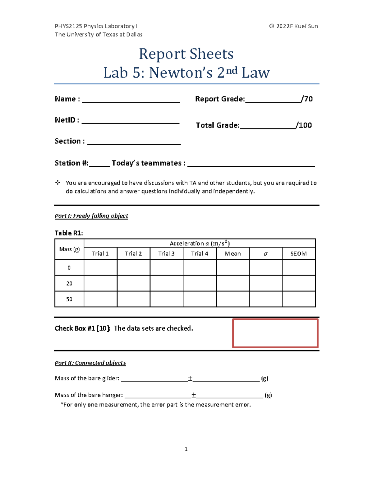 Lab05 Report - homework - The University of Texas at Dallas Report ...