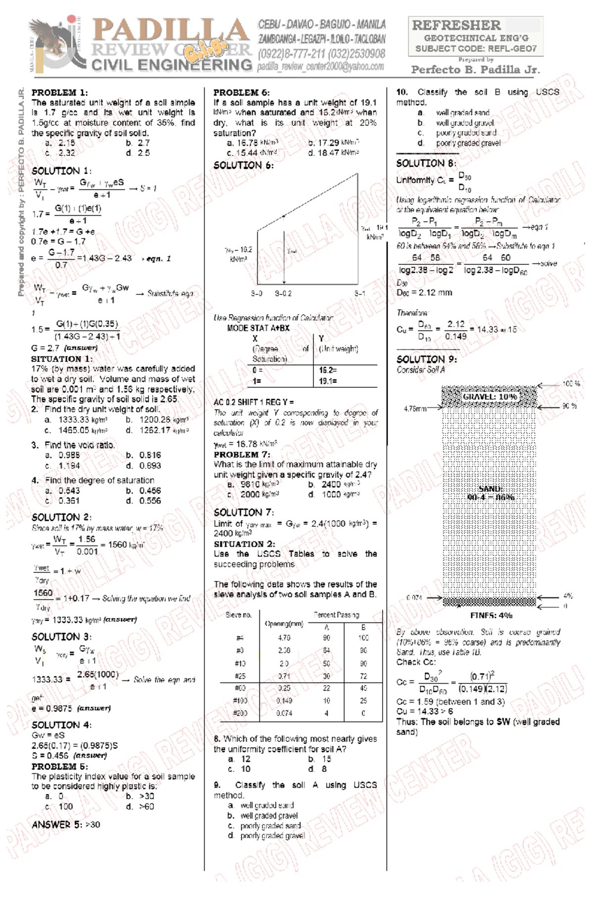 Math modules - for ce students and preparation for board exam ...