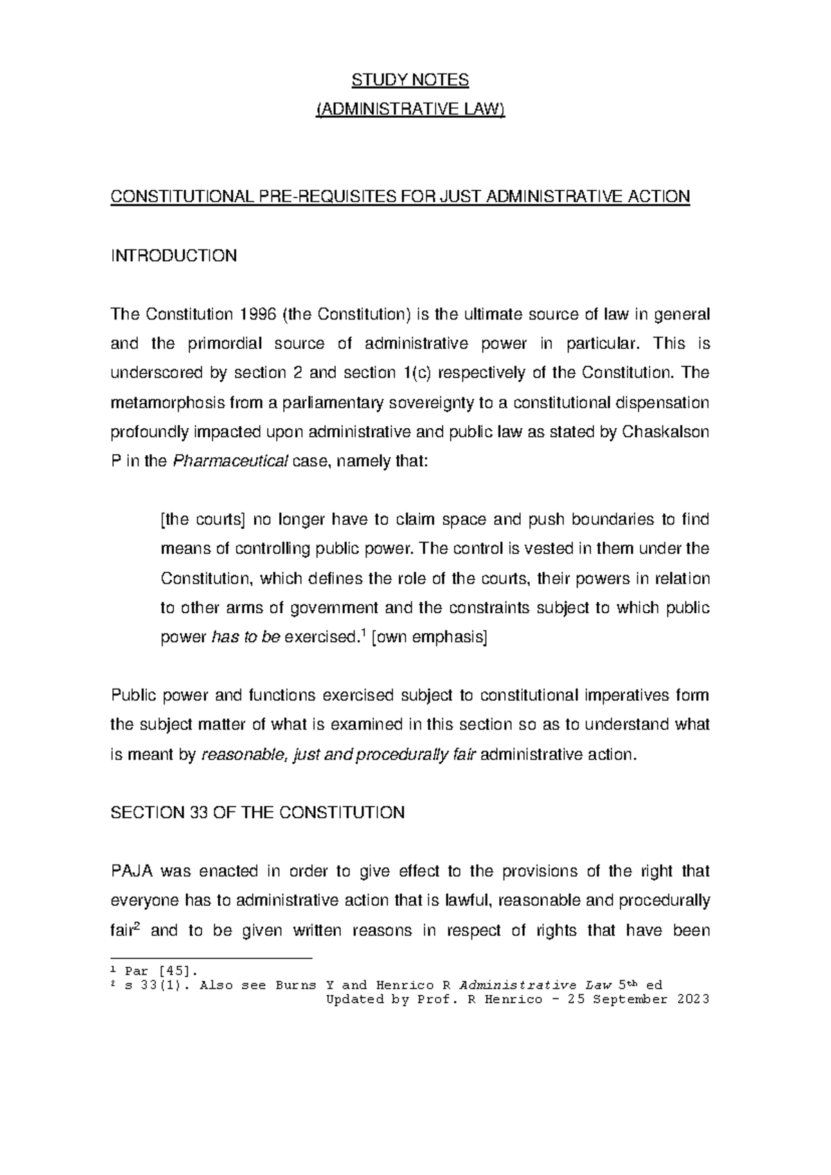 Study+ Notes+ Constitutional+PRE- Requisites +25+Sep+2023 - STUDY NOTES ...