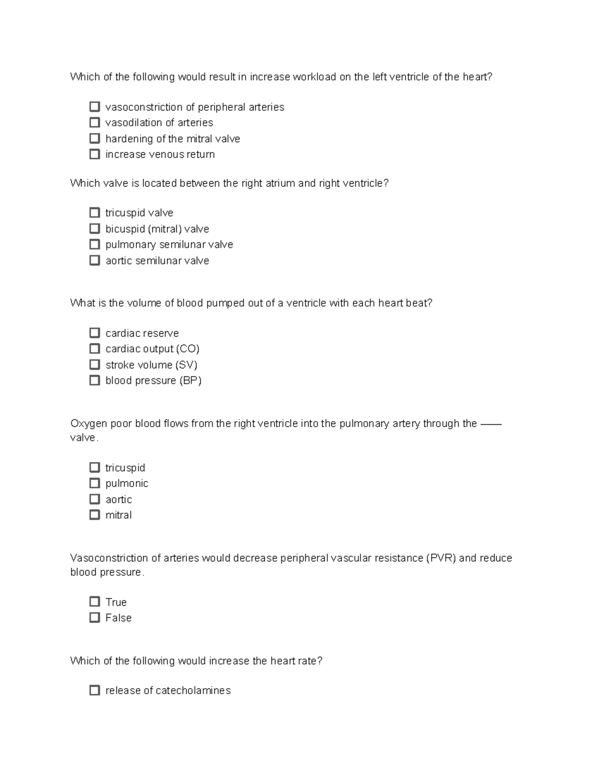 Cardiovascular Questions: Understanding Heart Function and Dynamics ...