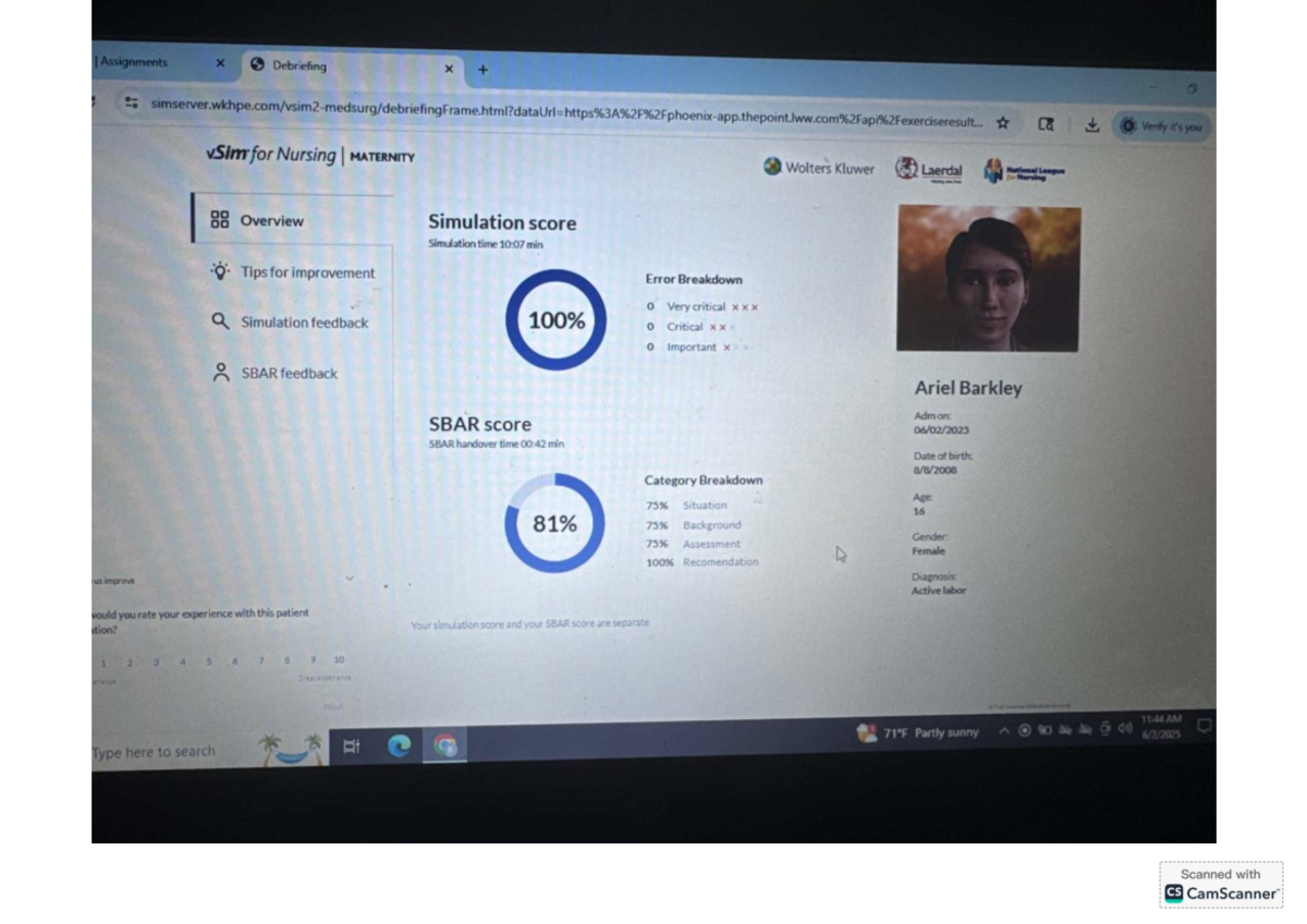 vSim for Nursing: Maternity Clinical Simulation Overview and Feedback ...