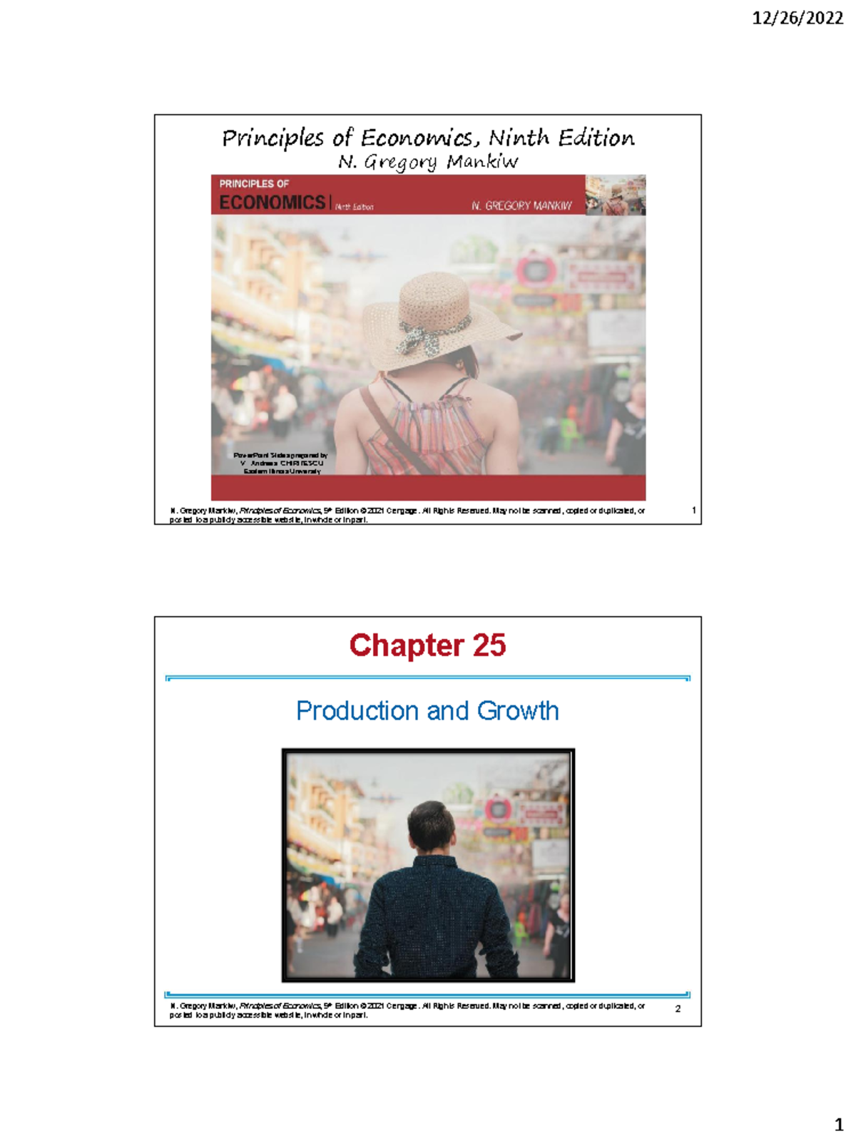 Chapter 25: Insights on Production and Economic Growth - Studocu