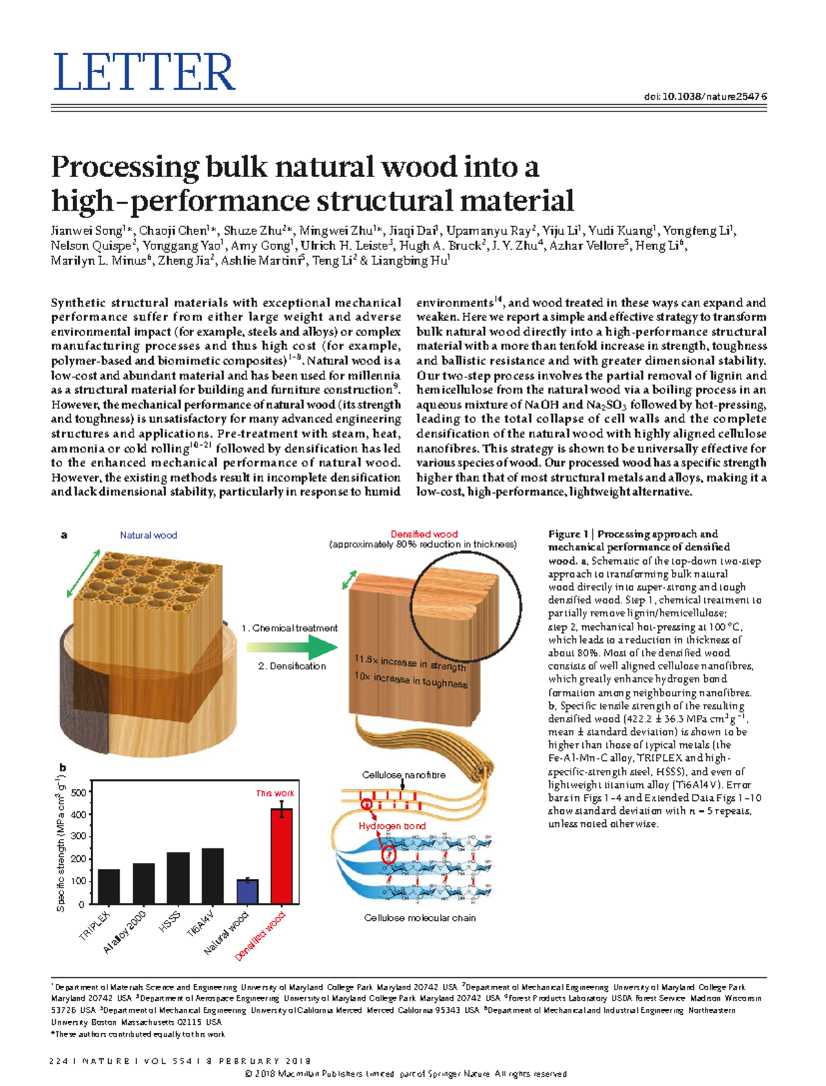 Nature 25476 - Transforming Bulk Natural Wood into High-Performance ...