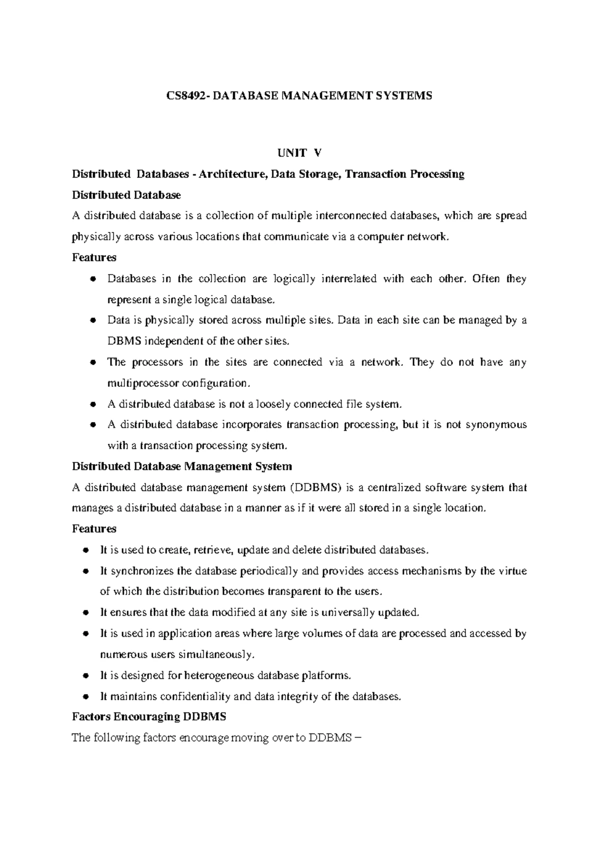 BX4004 - DBMS Unit 3: Understanding Functional Dependencies ...