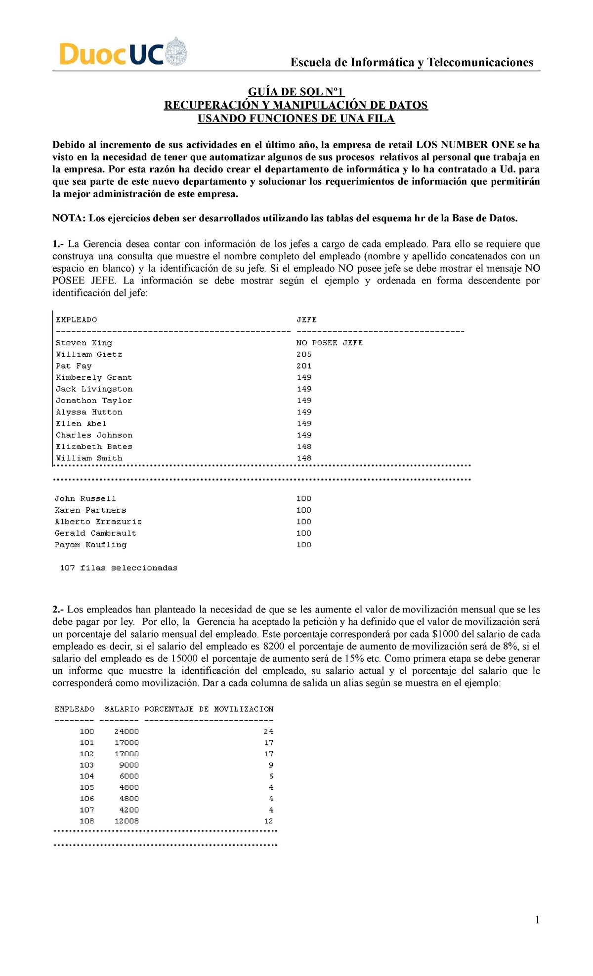 1.1.1 Guia sql N1 Recuperación y manipulación de datos usando funciones ...