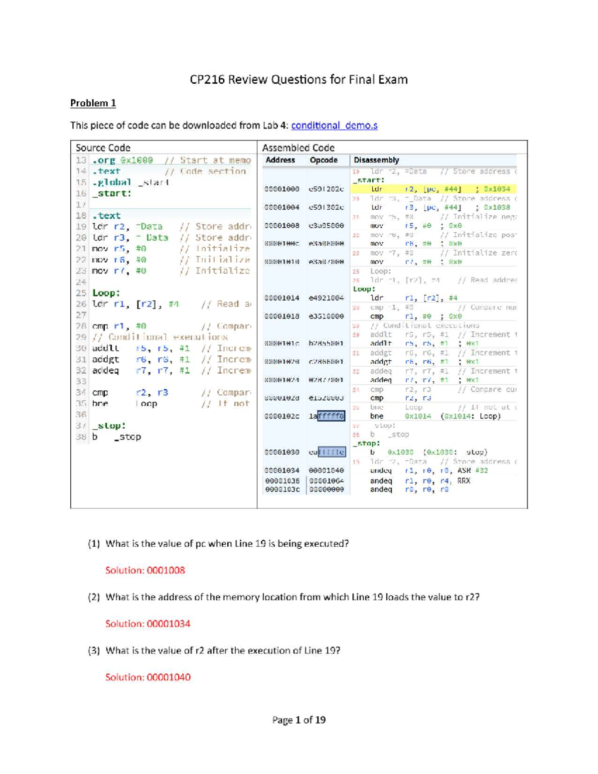 Practice Final Exam Review for CP216 - Winter 2026 - Studocu