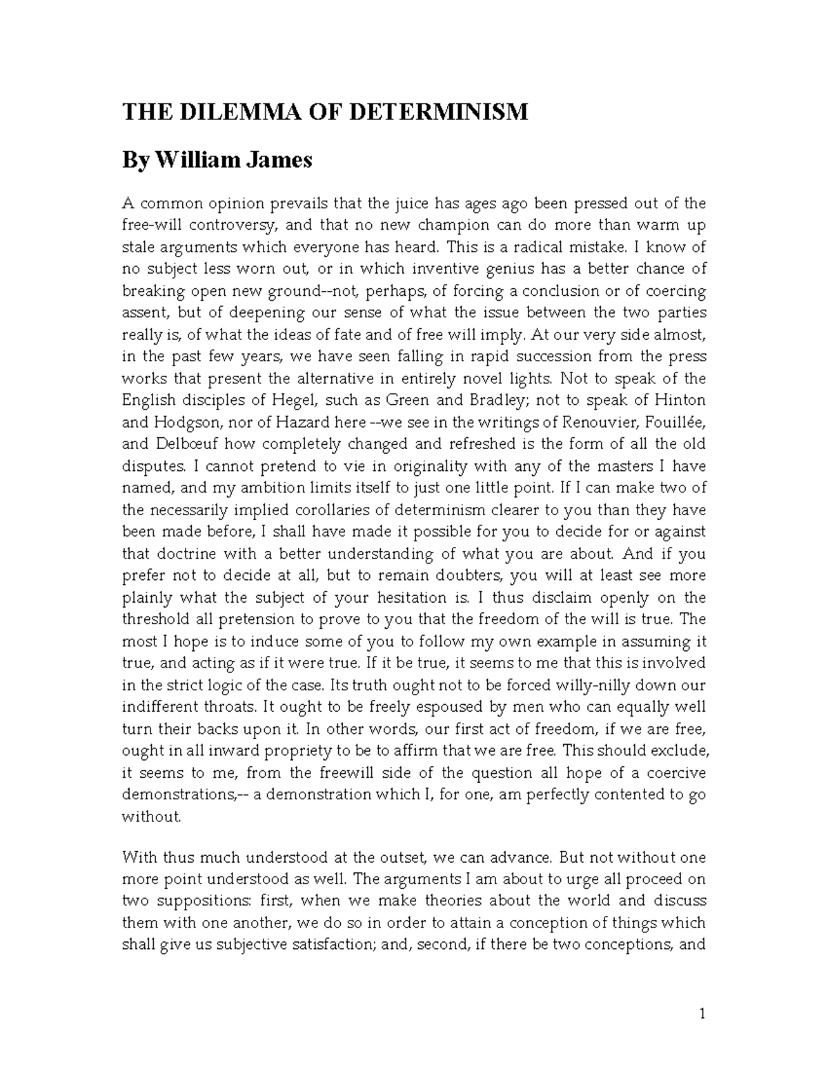 Comprehensive Analysis of Free Will and Determinism (PHIL 101) - Studocu