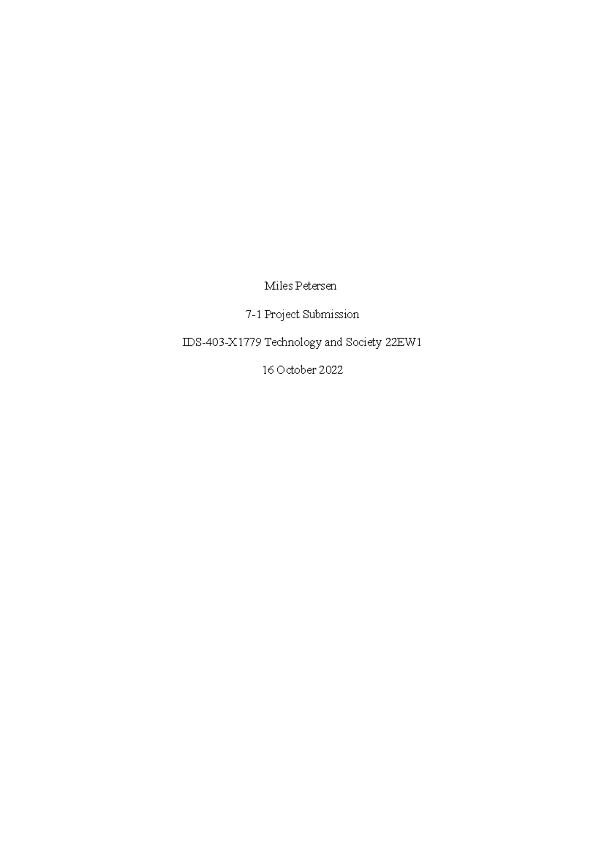 IDS-403-X1779 Final Project on eBook Technology and Its Societal Impact ...