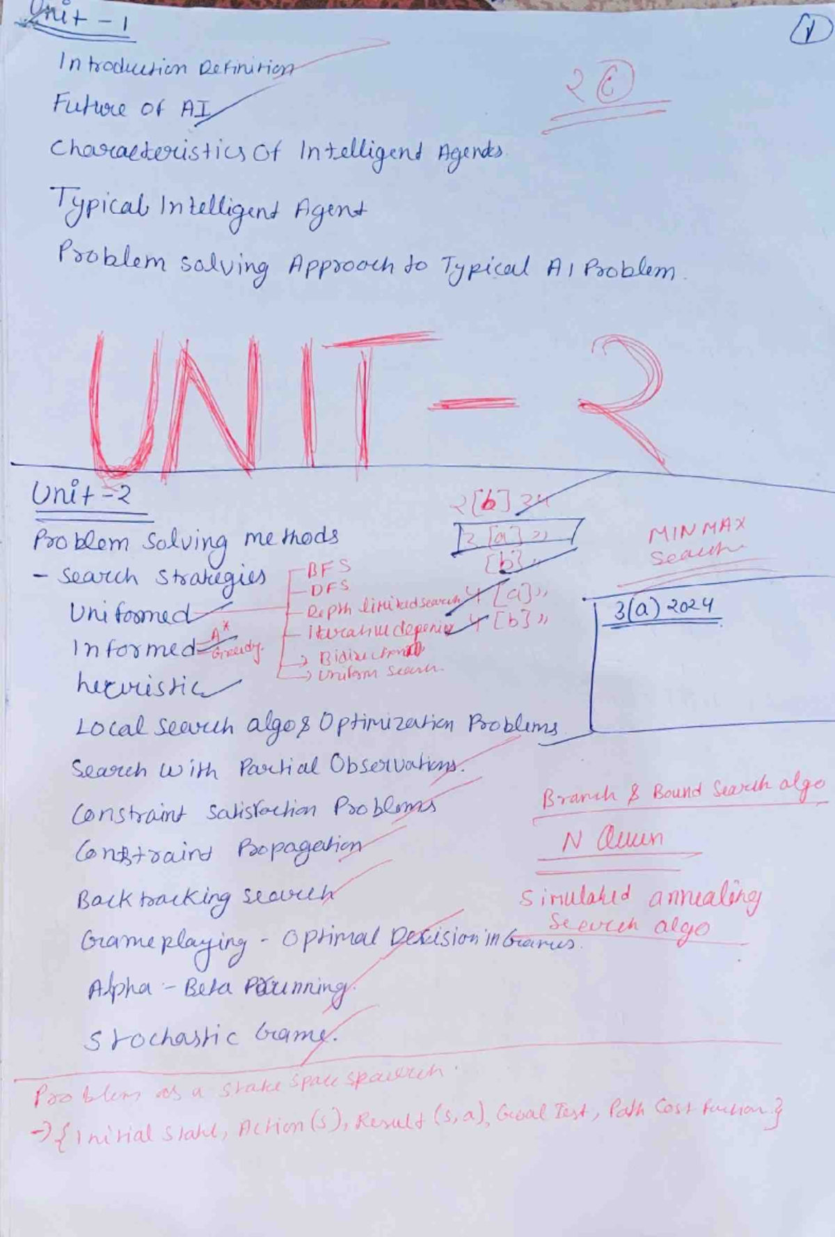 AI Unit 2 - Comprehensive Notes on AKTU Syllabus & UT Importance - Studocu
