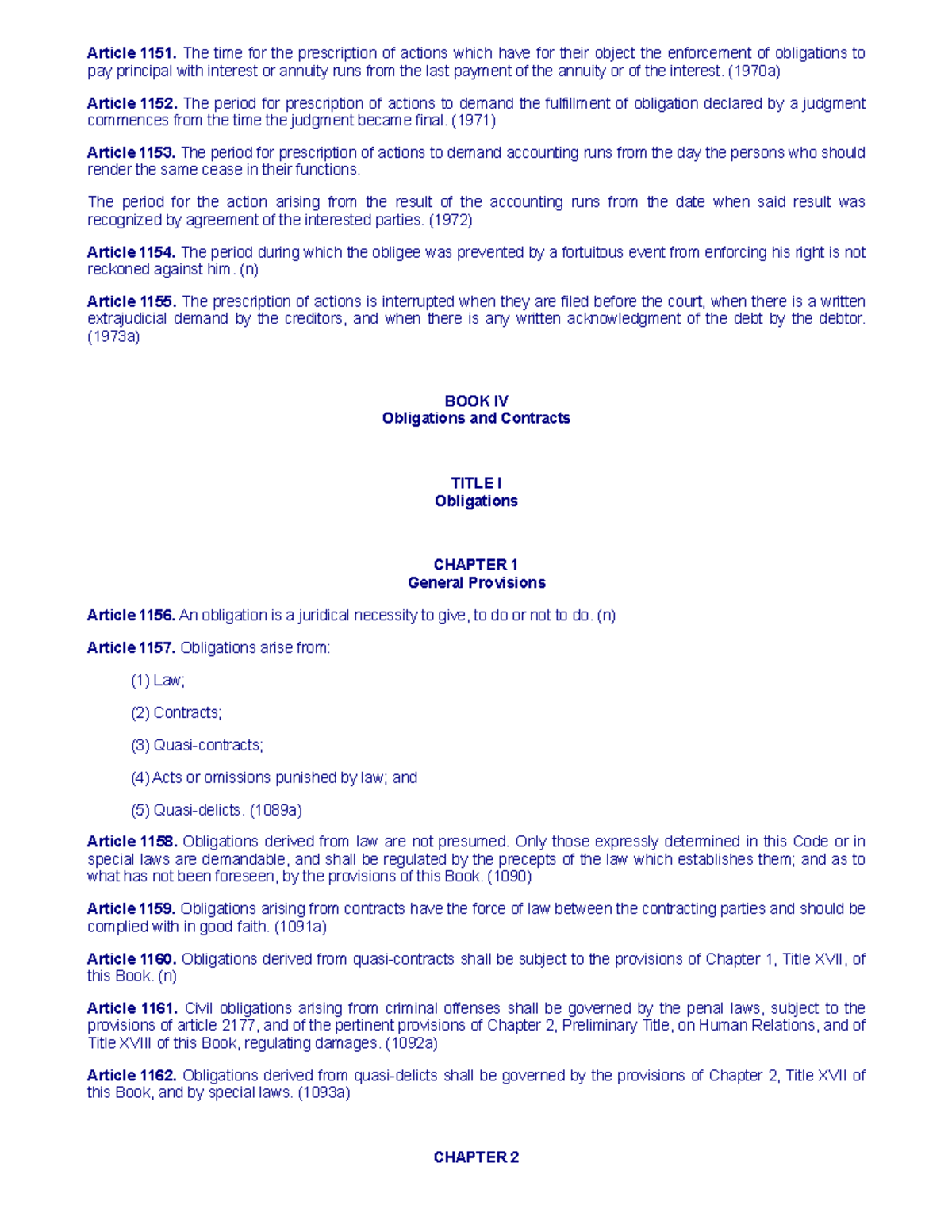 R - Obligations and Contracts Overview (Oblicon) - Studocu