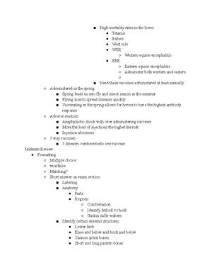 ASCI 224 32-42 - Notes for Cal Poly's Equine Science class ASCI 224 ...