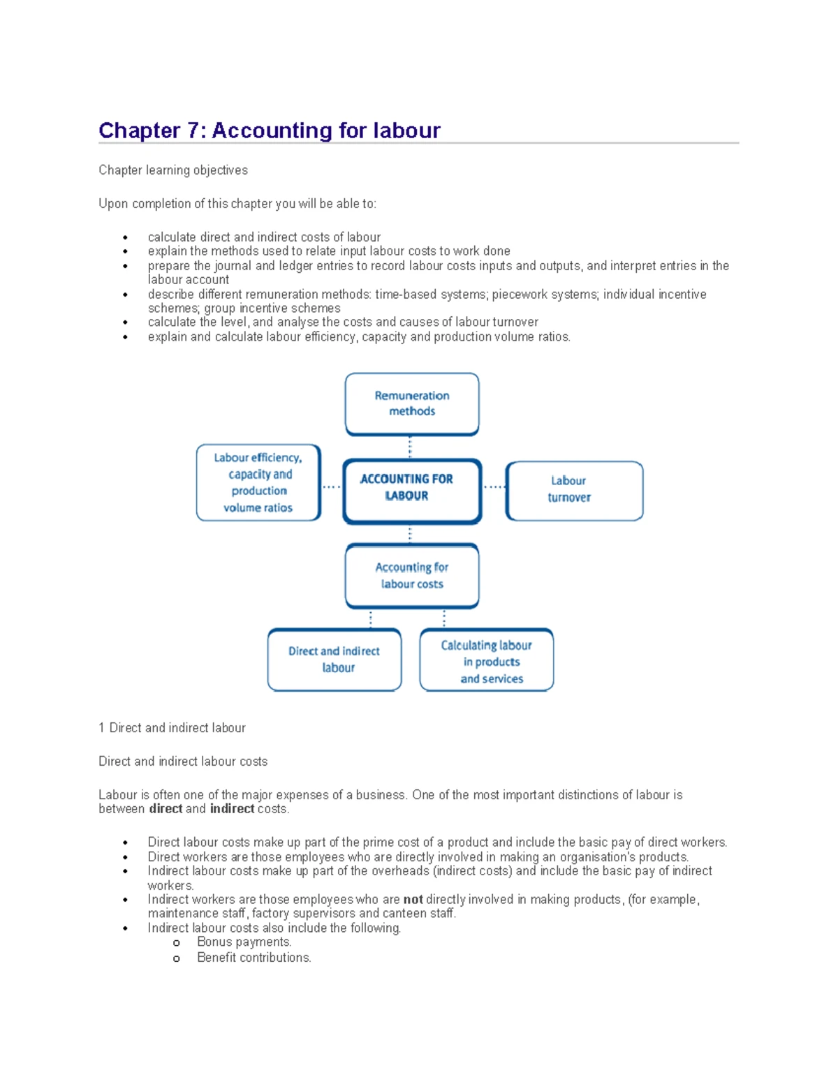 ACC 201 Course Outline: Introduction to Cost Accounting 2023 - Studocu
