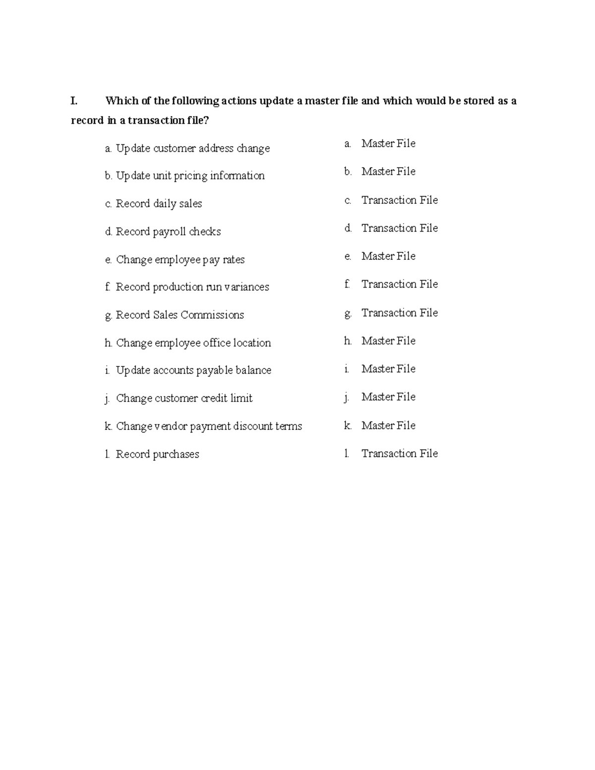 Master FILE: Transaction FILE - Accounting Information System - DHVSU ...
