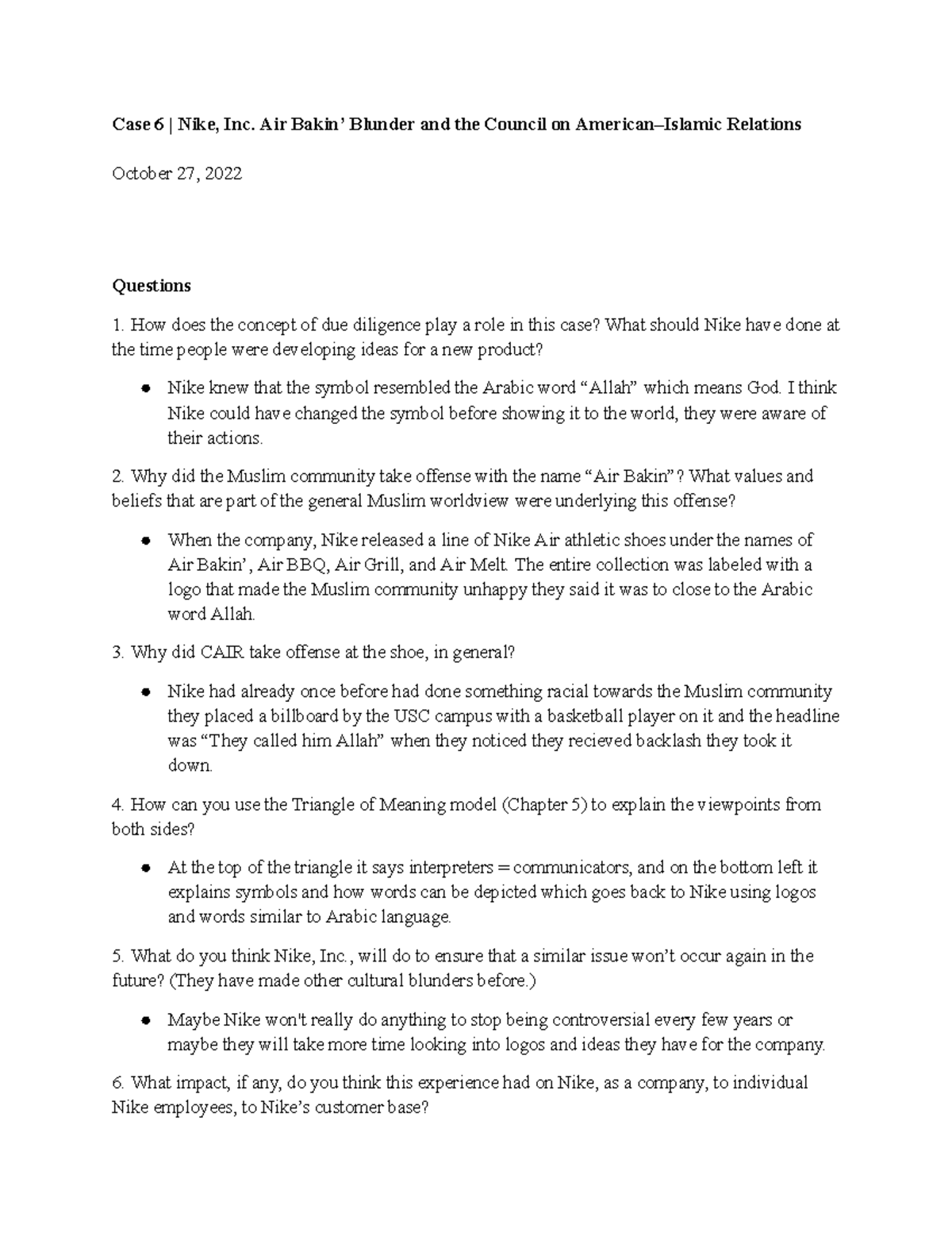 air bakin controversy