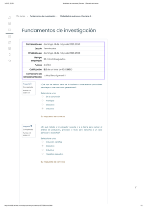 Examn Puntos Extras Sem Fundamentos De Investigaci N Fundamentos De