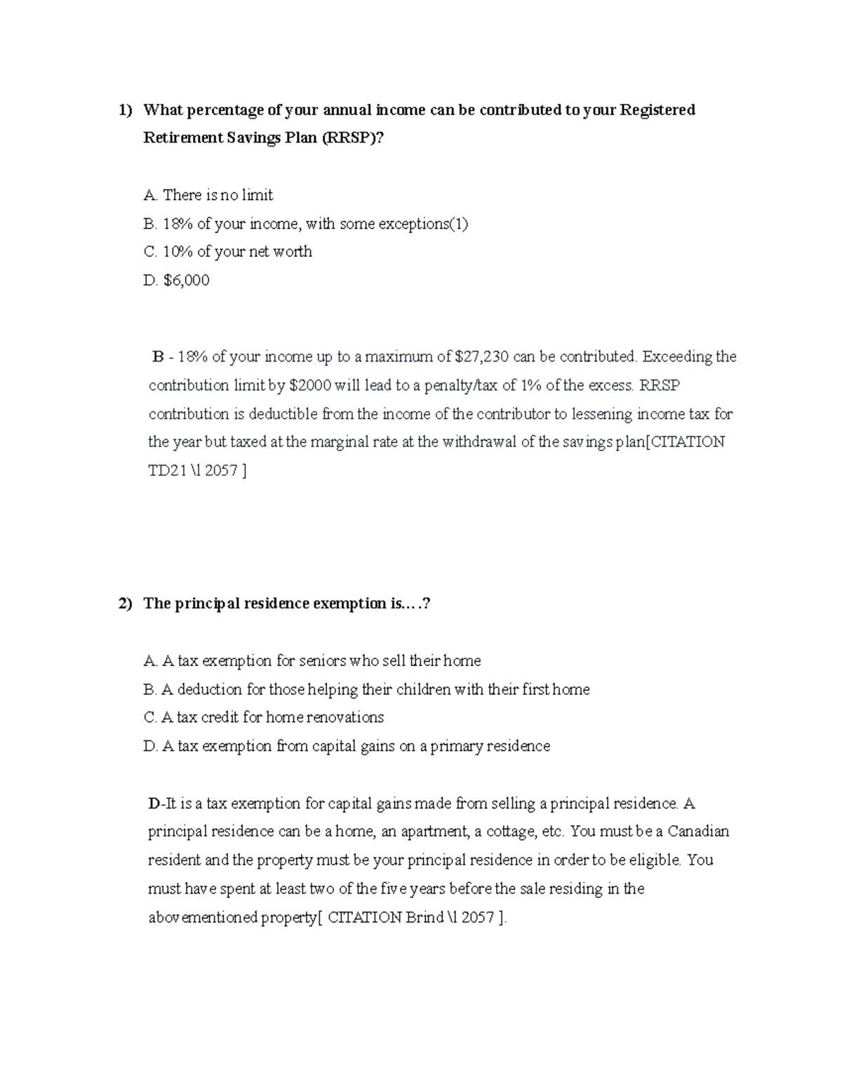 Homework 3 questions - What percentage of your annual income can be ...