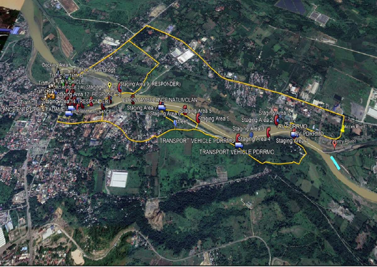 Map of Palaras Tarpapels: Staging Areas & Traffic Overview - Studocu
