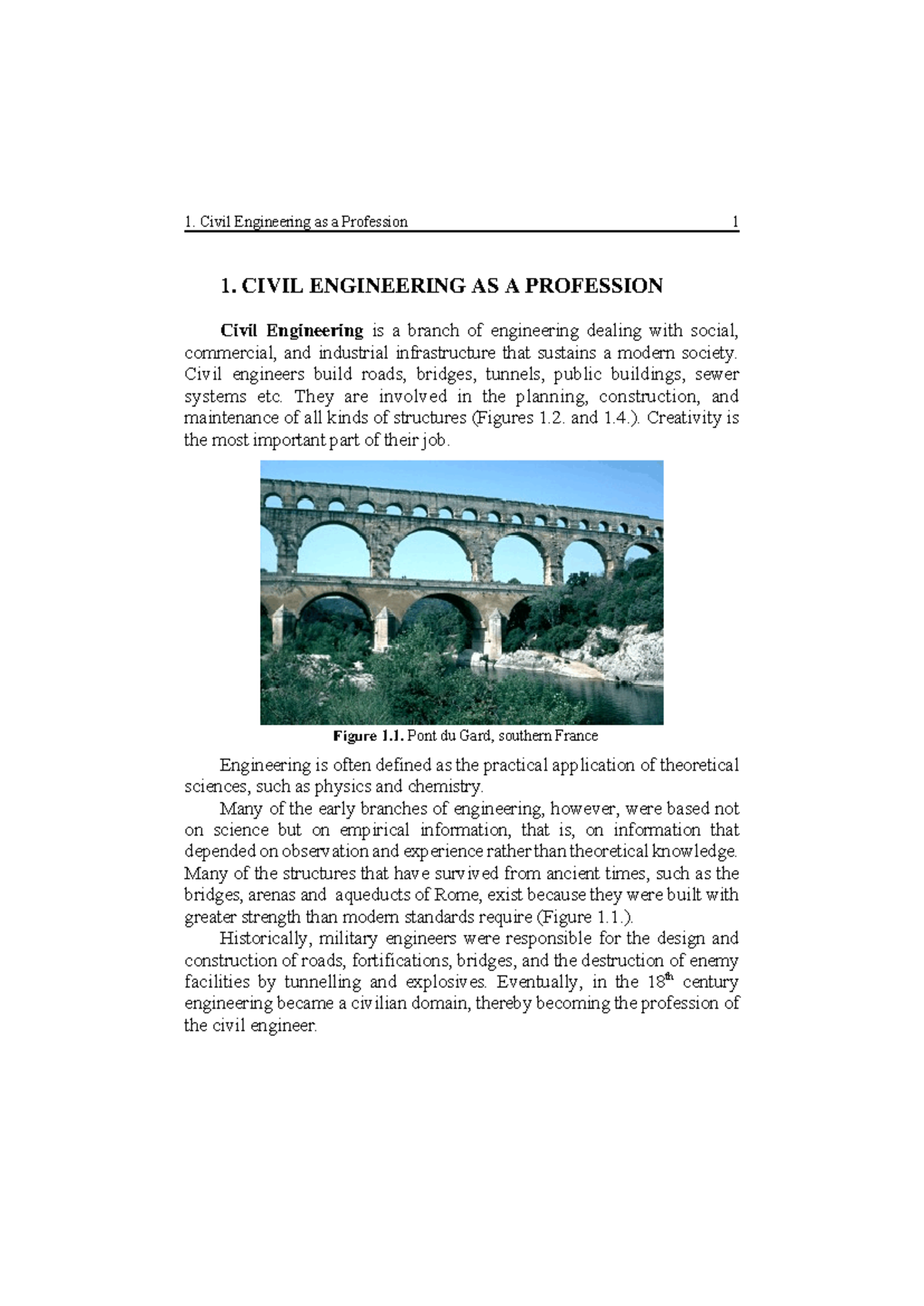 English for Civil Engineering Final Exam Notes (Course Code: ECE 102 ...