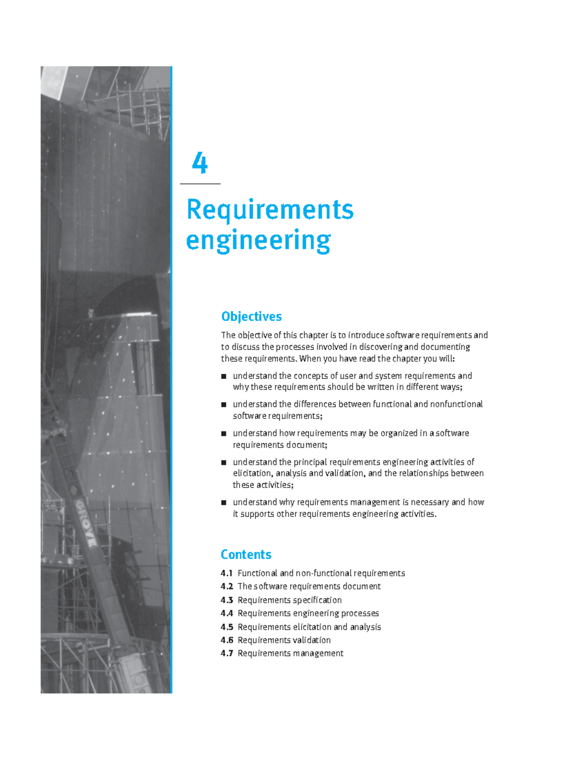 Chapter 4 - Requirements Engineering Overview and Objectives - Studocu