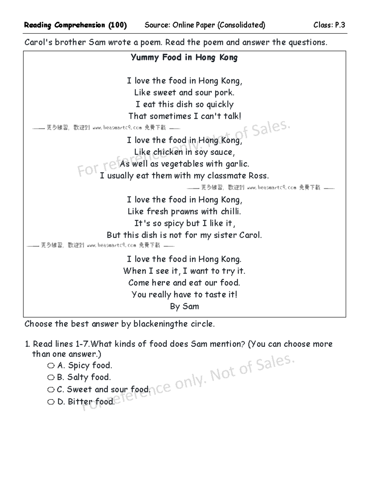 100-105 P3 Reading Comprehension Exercises and Answers - Studocu
