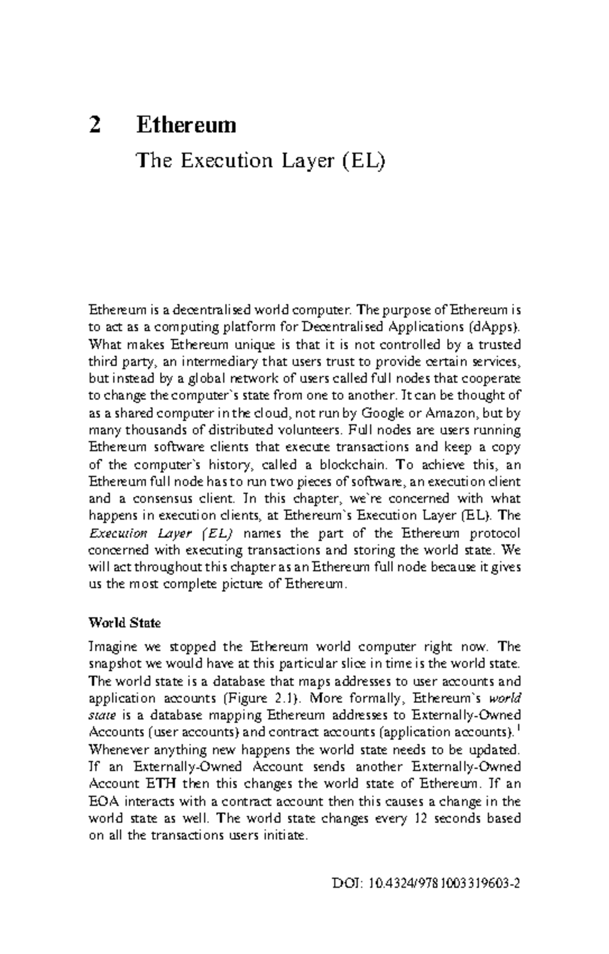 Chapter 2: The Execution Layer (EL) of Ethereum - Absolute Essentials ...