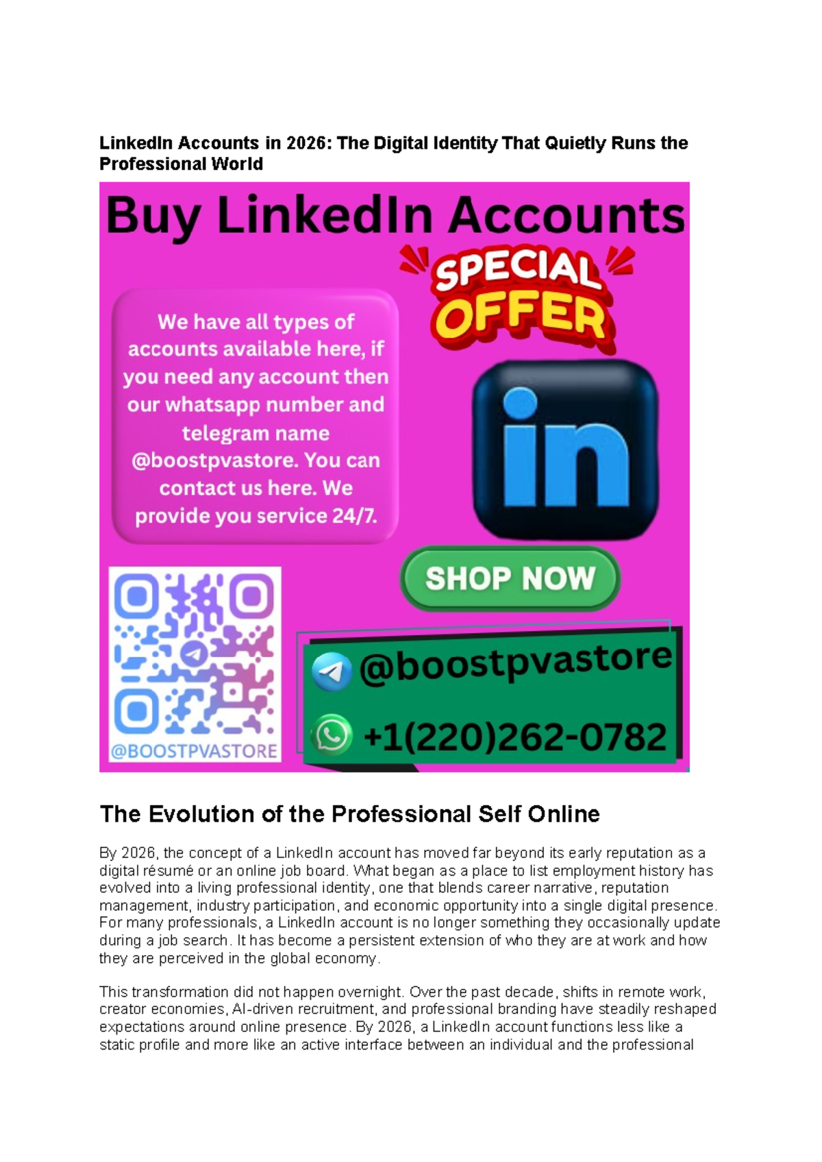 LinkedIn Accounts in 2026: A Comprehensive Guide to Digital Identity ...