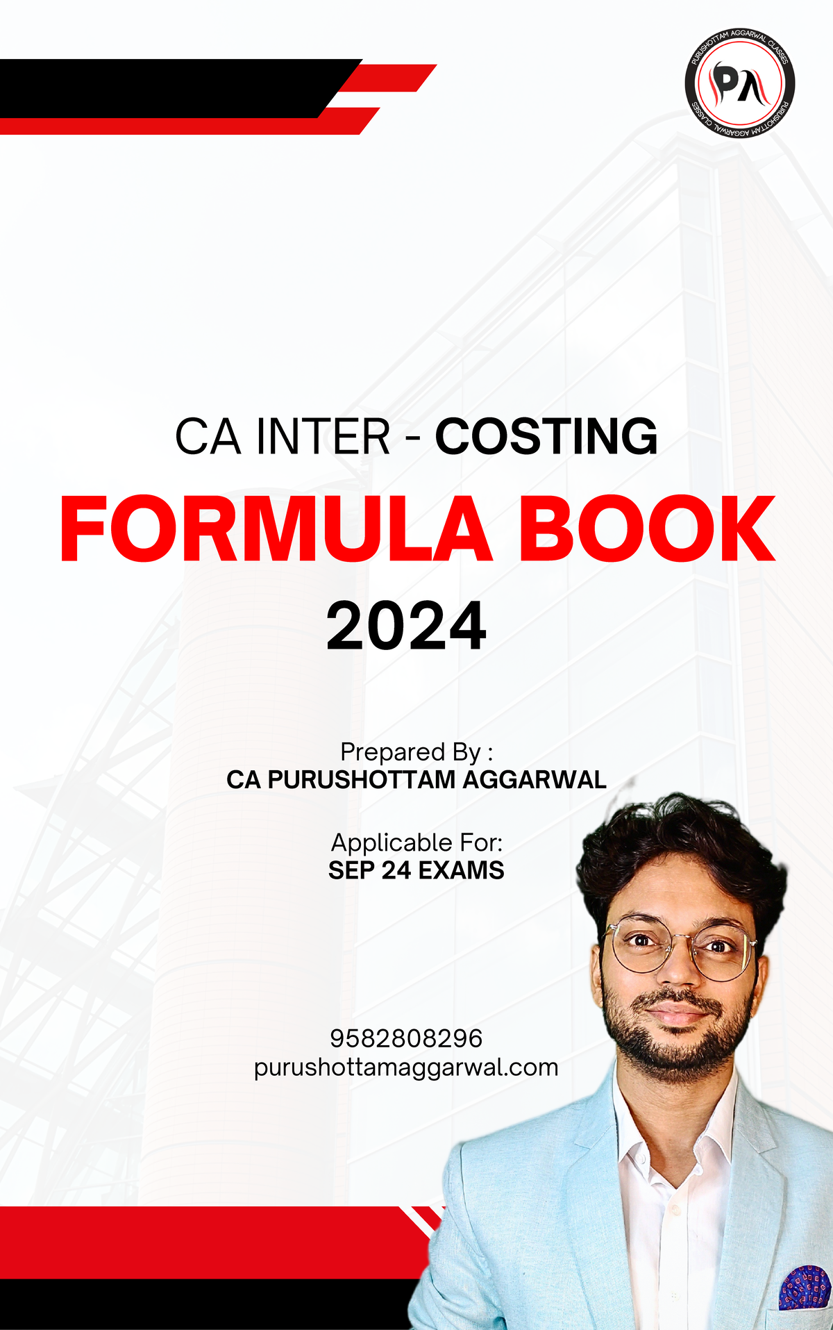 CA Inter Costing Formula Book: Essential Concepts & Formulas for ...