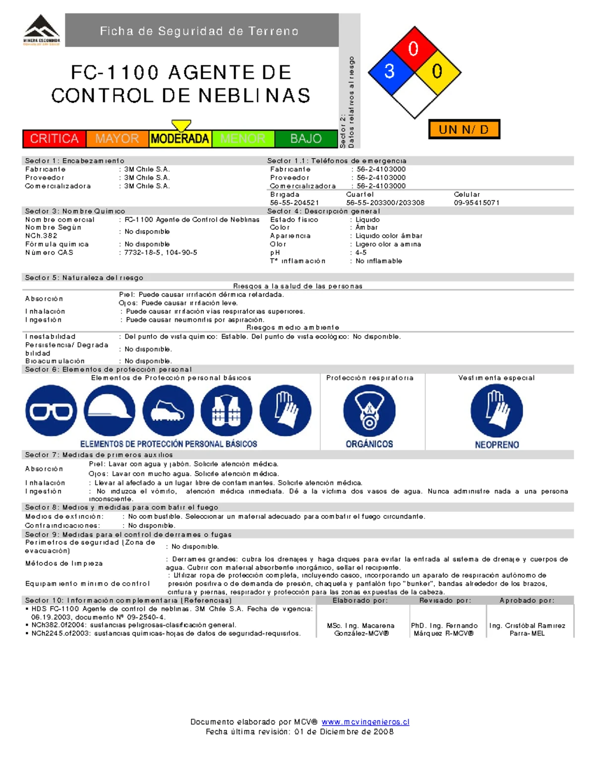 FST1SP - HDS - Fi ch a d e Se g u r i d a d d e Te r r e n o 1 0 - 3 8 ...