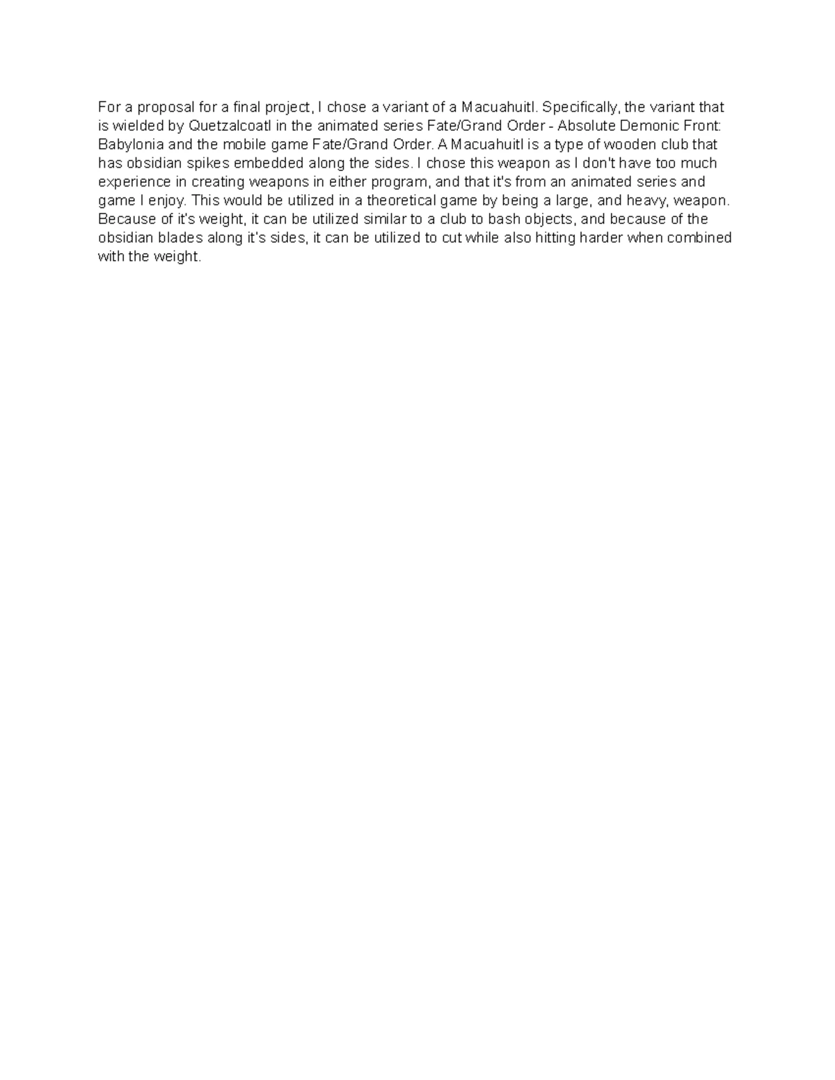 GAM 207 Module 8: Game Design Documentation Activity - Studocu
