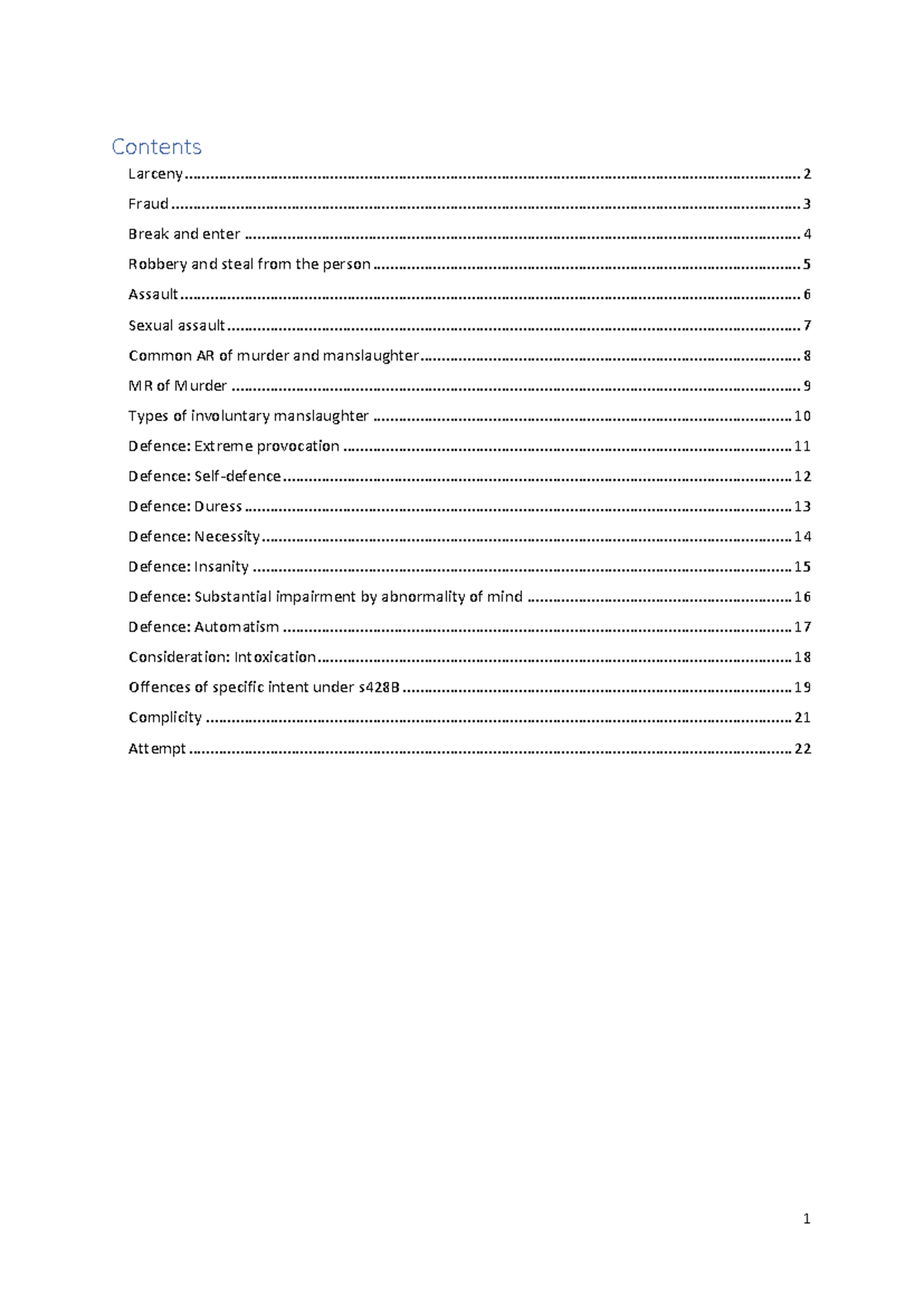 Criminal Law Exam Notes: Key Concepts and Defenses Review - Studocu