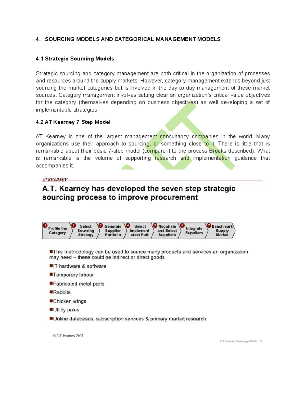 Sourcing & Management Models: A Comprehensive Guide to Strategies - Studocu