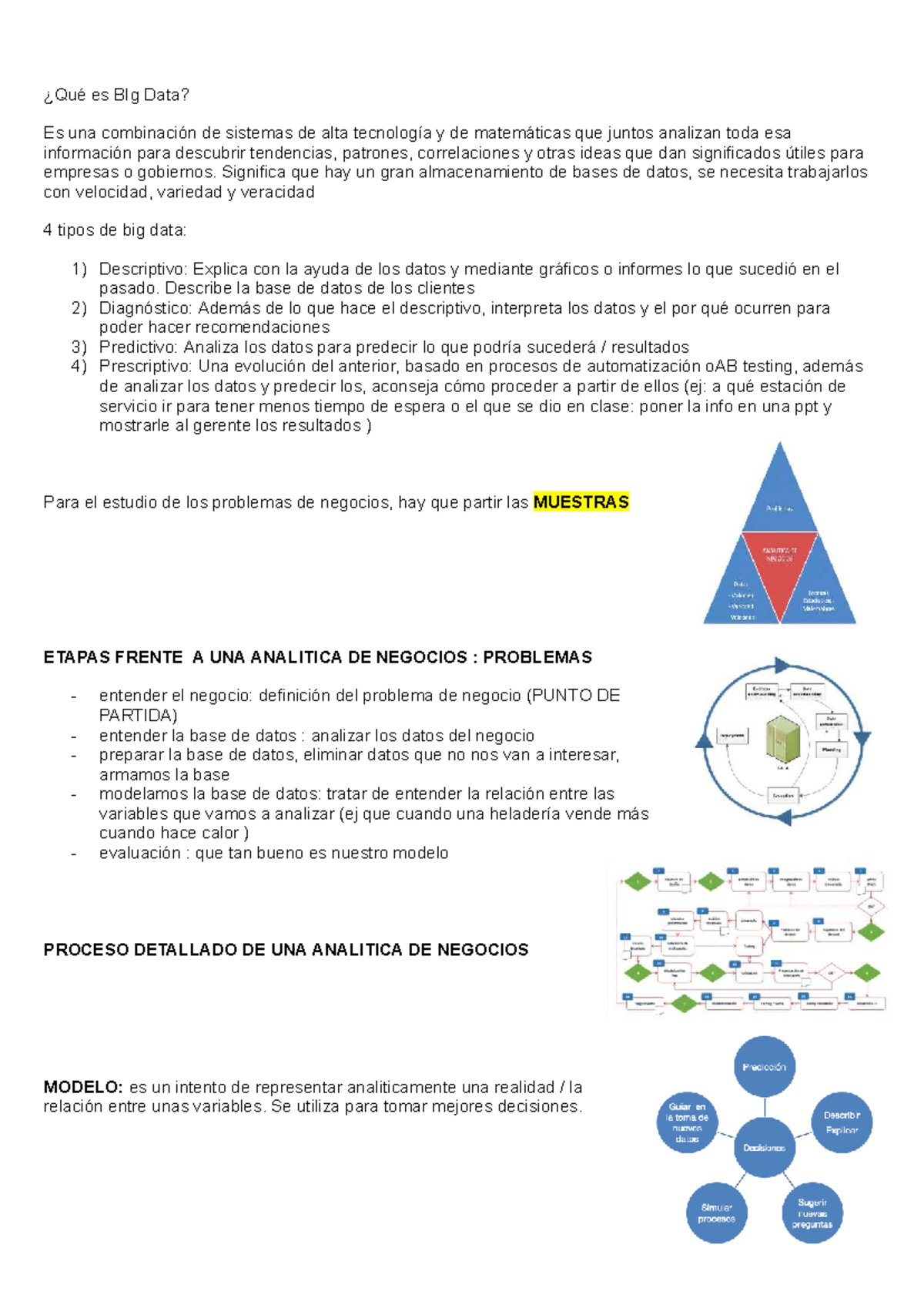 Resumen Completo de Big Data - Curso BI 101 - Studocu