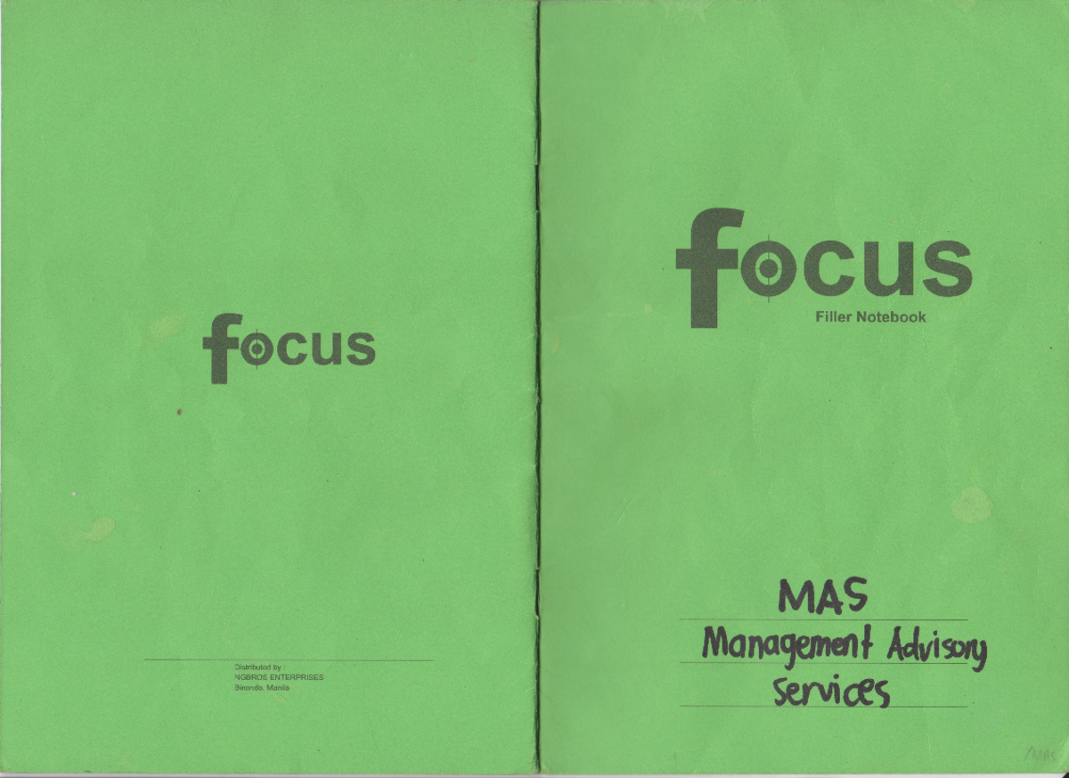 MAS Lecture Notes 4 - Quick Reference Guide - Studocu