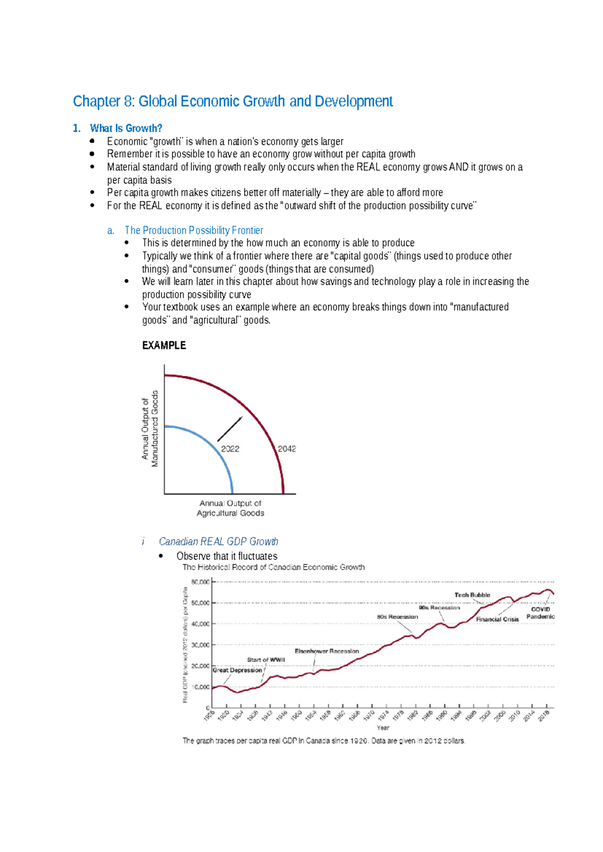 Chapter 8 - ECON 1112 Notes on Global Economic Growth and Development ...