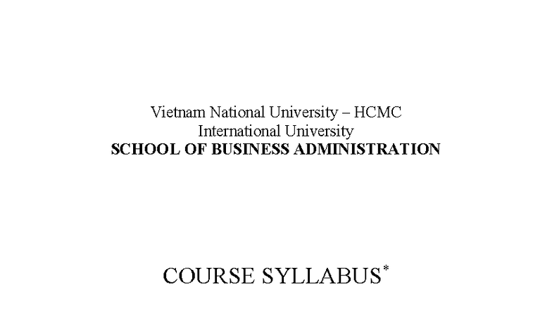 Managerial Accounting BA010IU - Course Overview & Schedule Spring 2024 ...