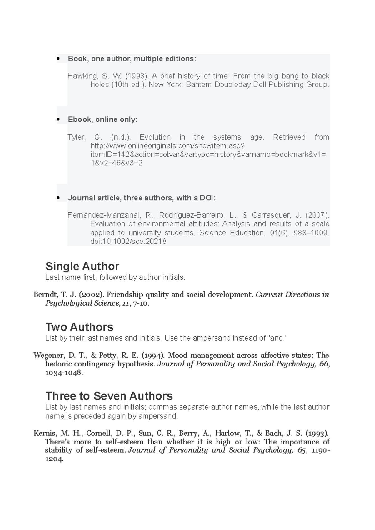 Book reference and citation - Book, one author, multiple editions ...