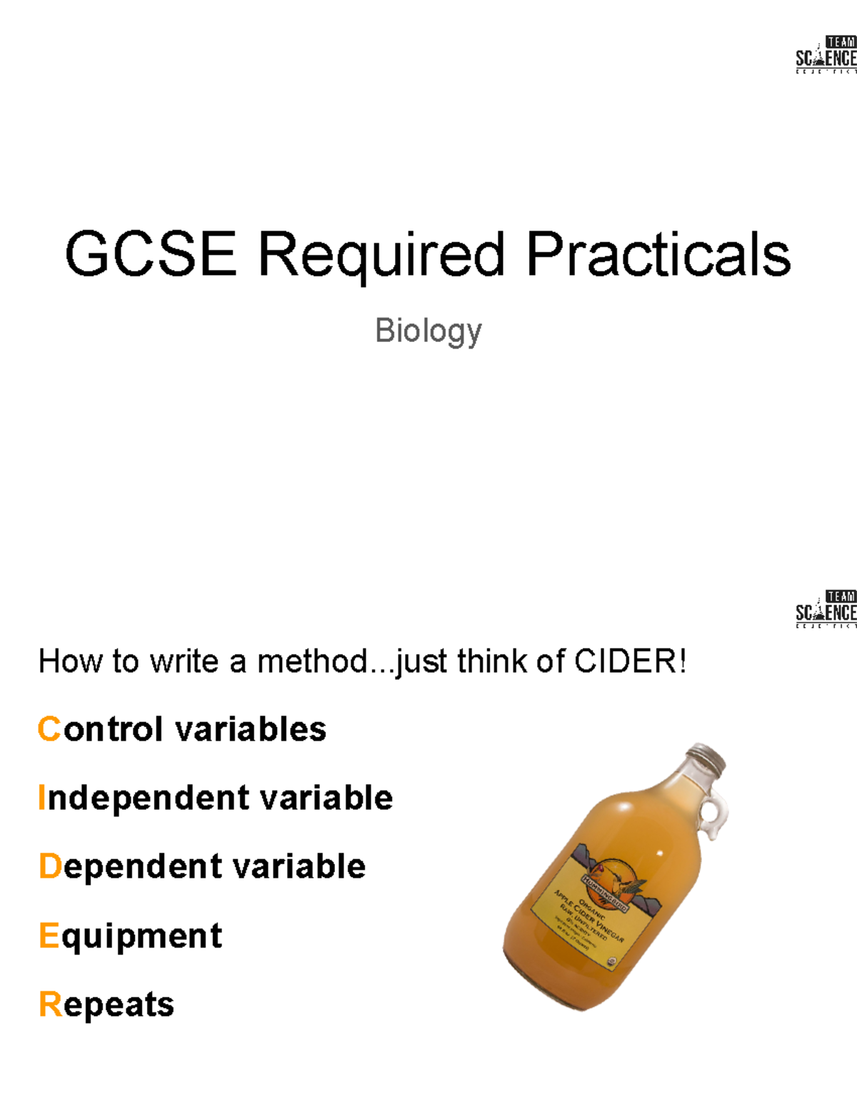 Gcse-required-practicals-biology - GCSE Required Practicals Biology How ...
