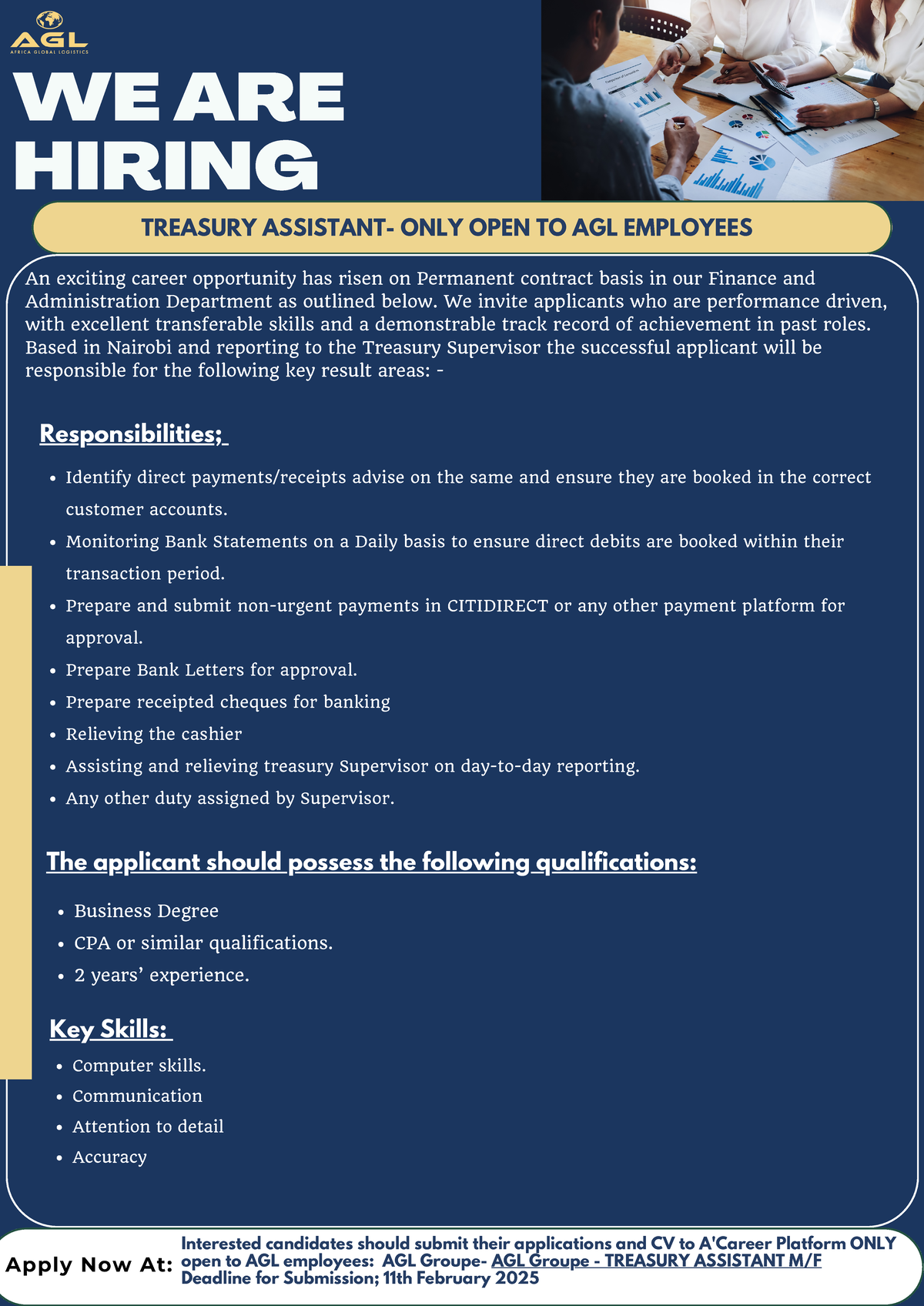 Treasury Assistant - I'm a student in the second year - WE ARE HIRING ...