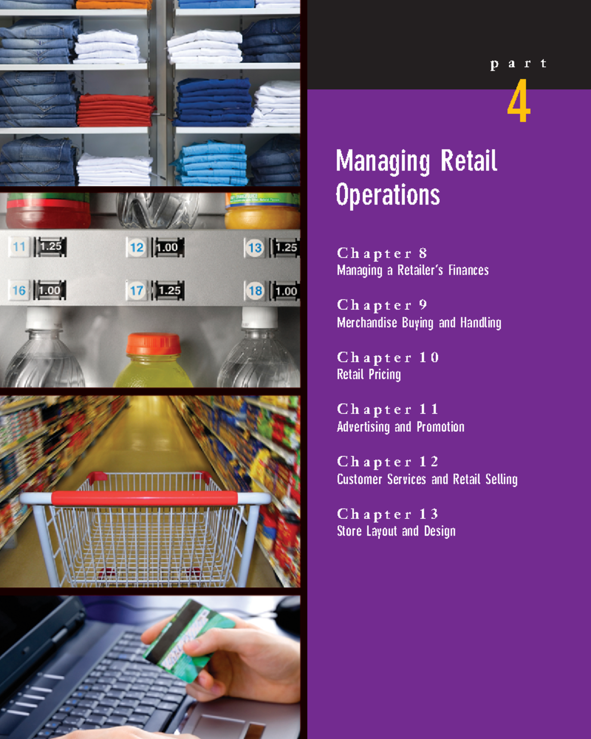 Retailing 301: Managing Retail Operations - Chapters 8 to 12 Overview ...