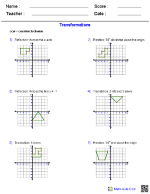Angles-supplementary - MATH 1003 - Name : Score : Teacher : Date : Find ...