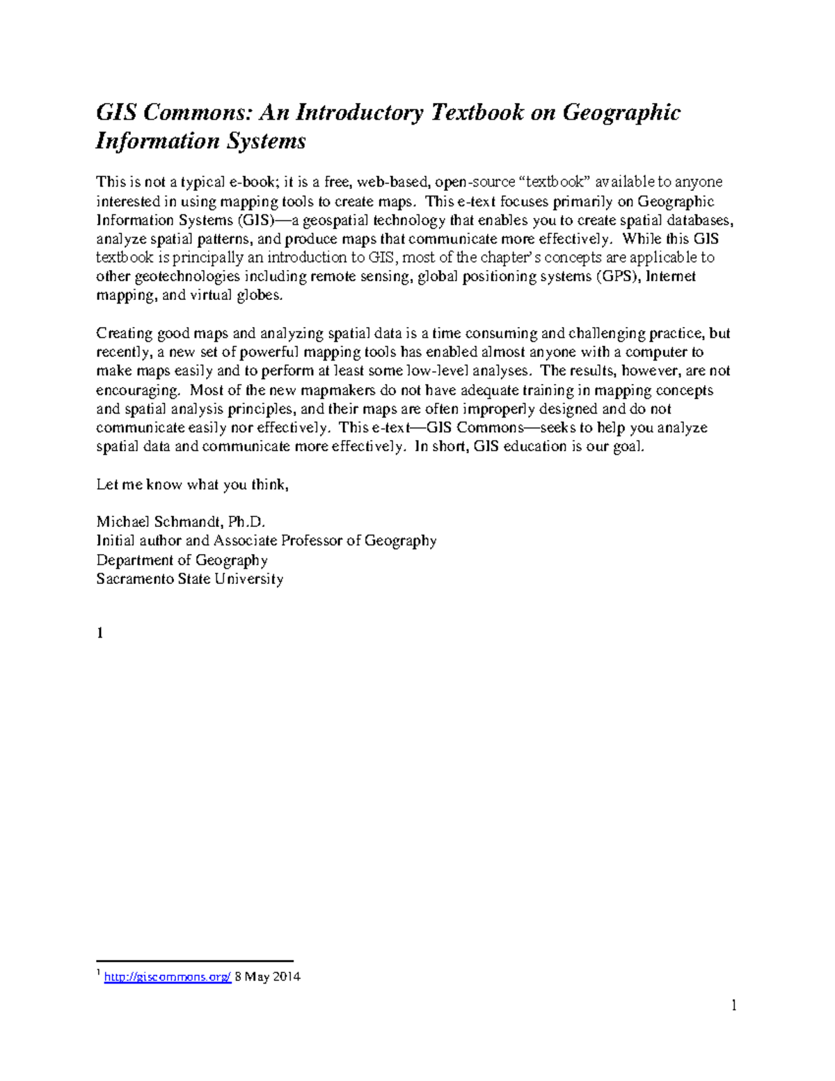 GIS Commons: Introductory Textbook on Geographic Information Systems ...