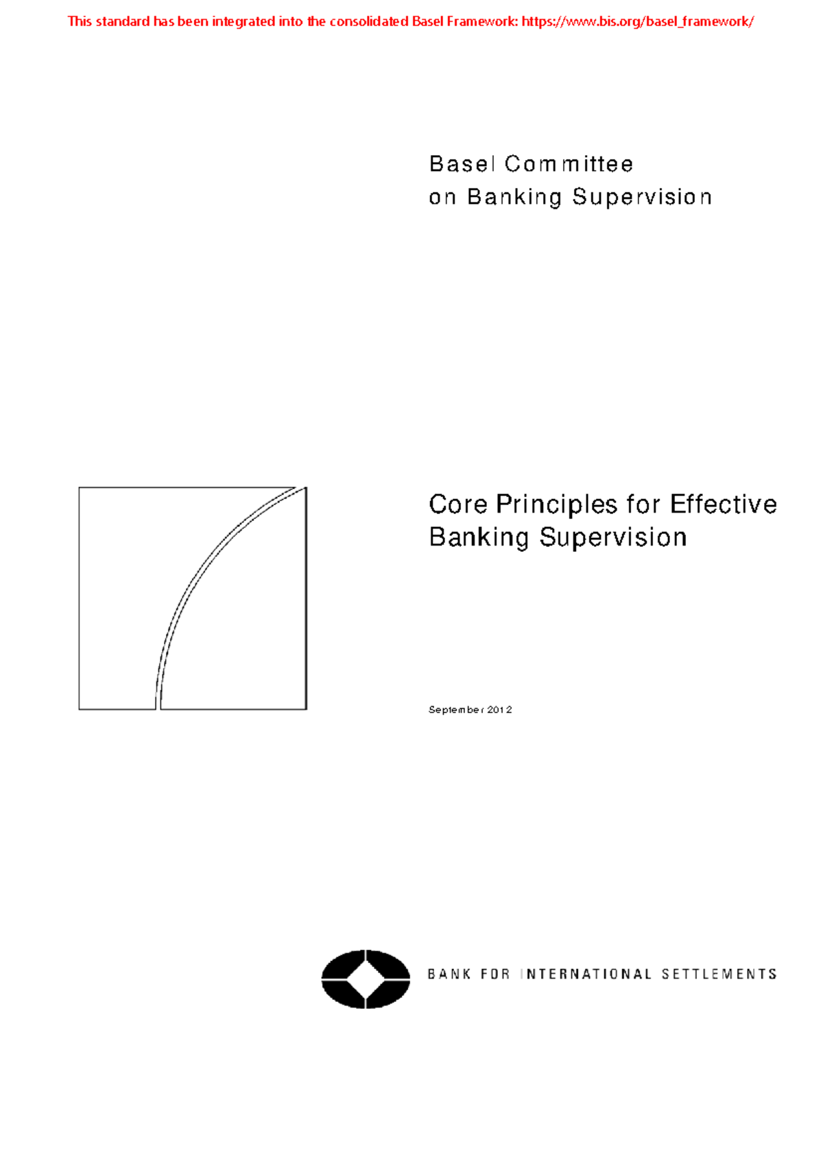 Core Principles for Effective Banking Supervision: BCBS230 Overview ...