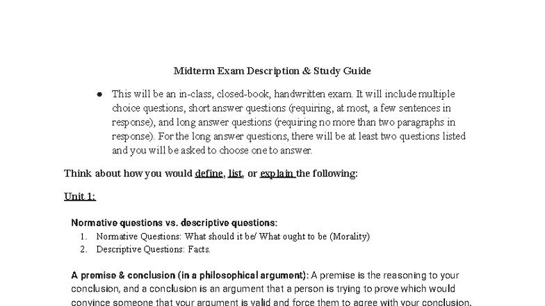 Philosophical Ethical Theories Study Notes - PHILO 101 Midterm Guide ...