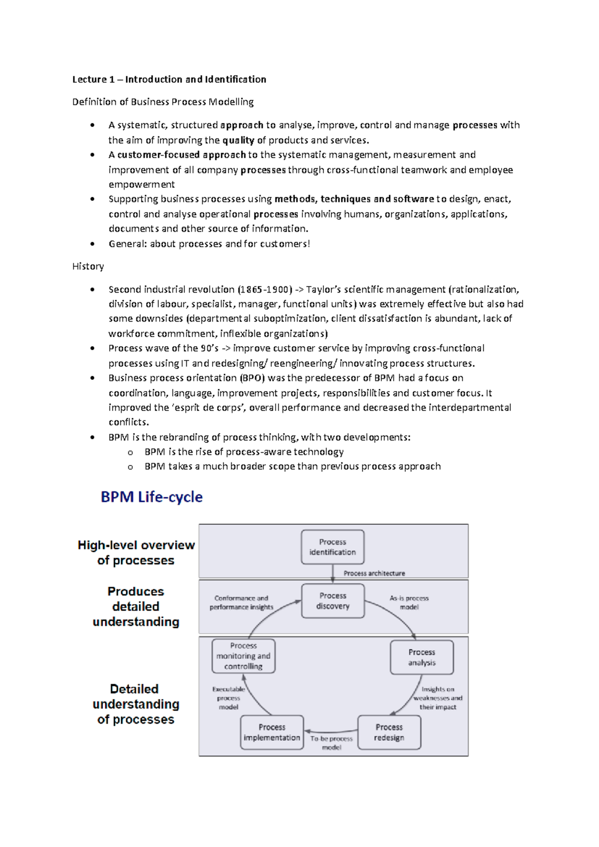 BPM 101: Lecture 1 - Introduction to Business Process Modelling ...