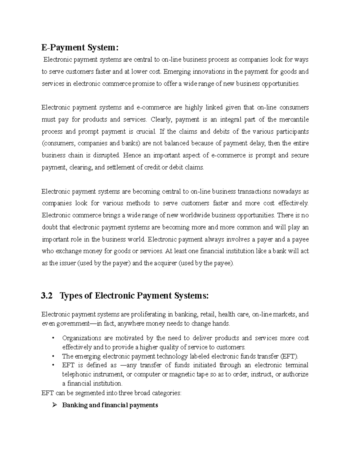 Electronic Payment Systems: Innovations and Security in E-Commerce ...