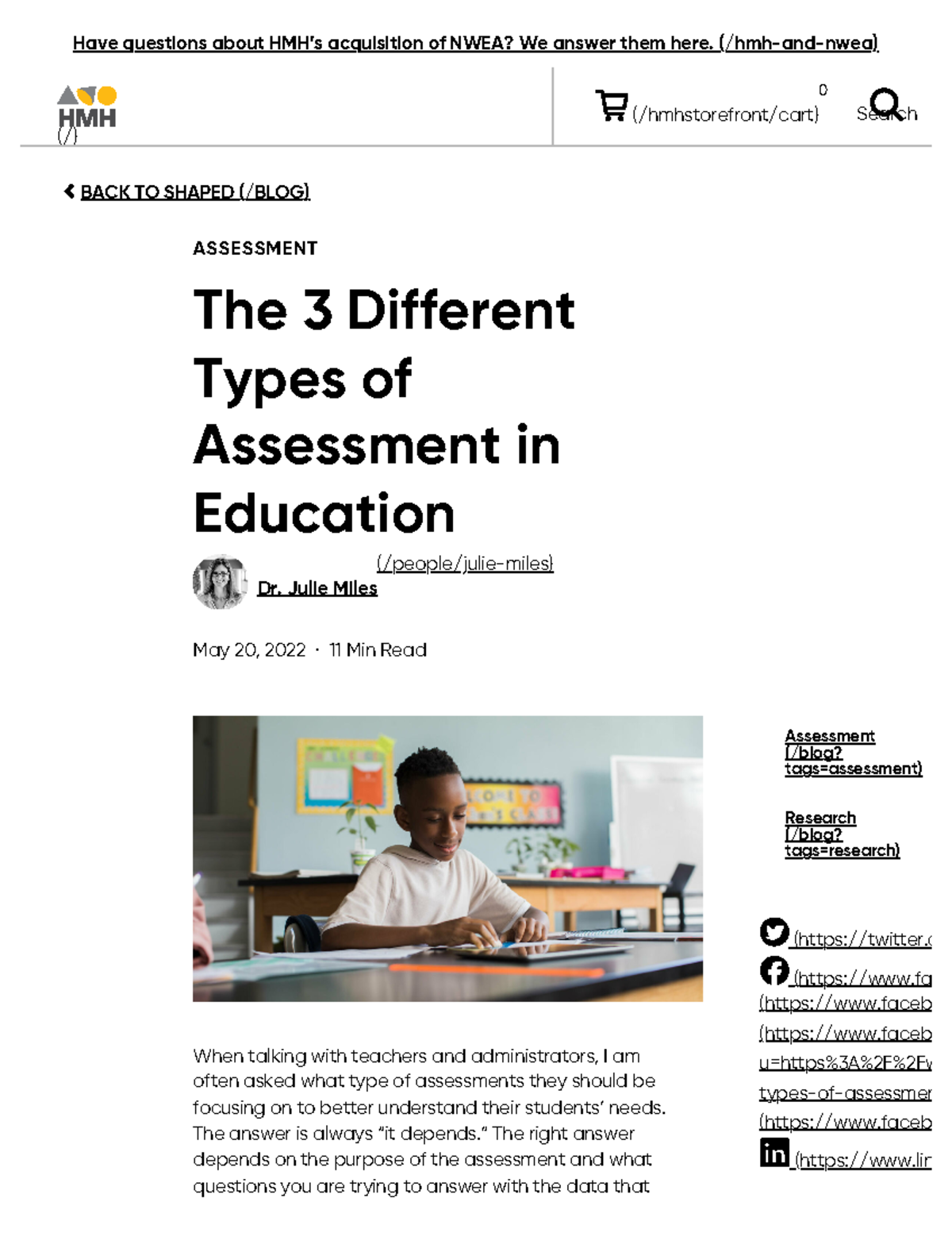 3 Types of Assessments in Education: A Guide for Educators - Studocu