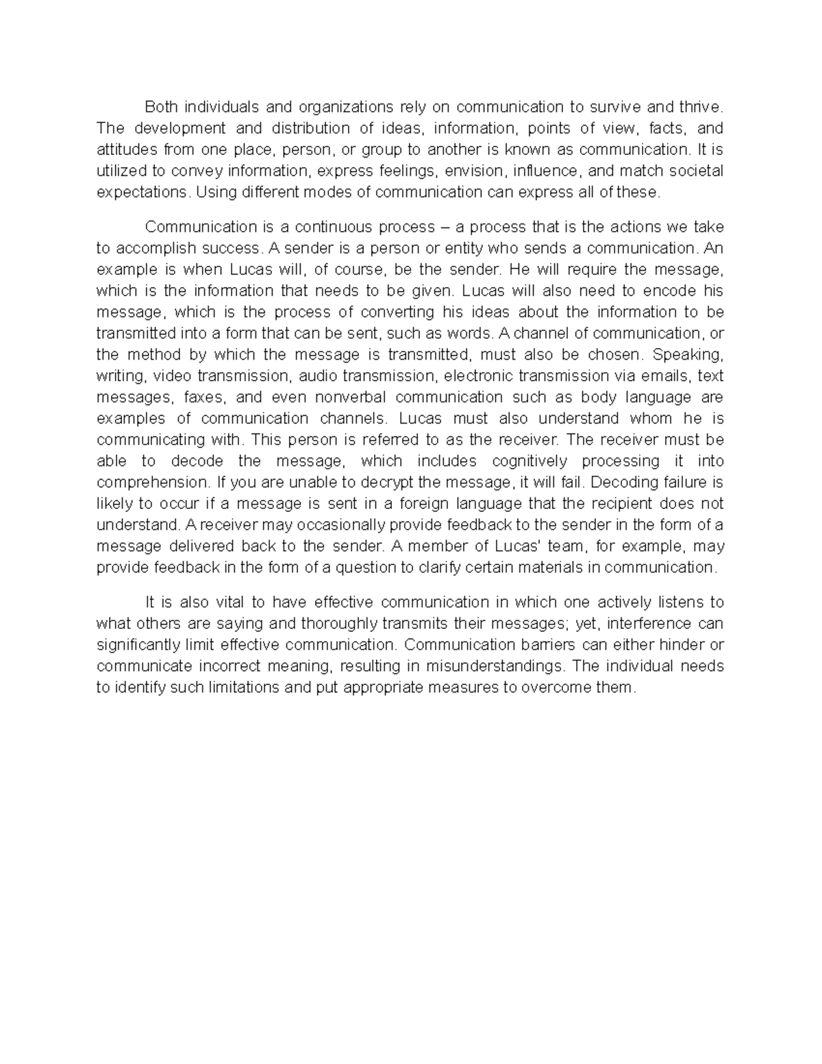 Reflection in Lesson 1 - Both individuals and organizations rely on ...